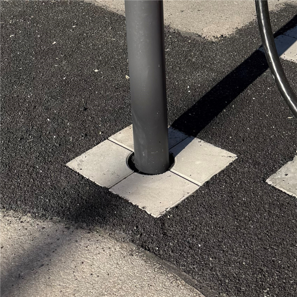 Paving stone edging | grey | center hole  150 mm